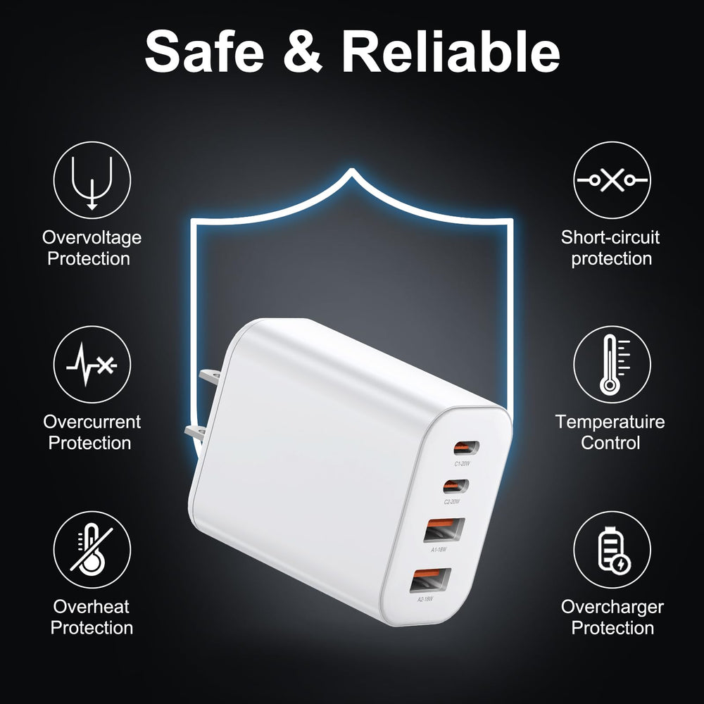 USB-C port delivers up to 20W for quick device recharges
