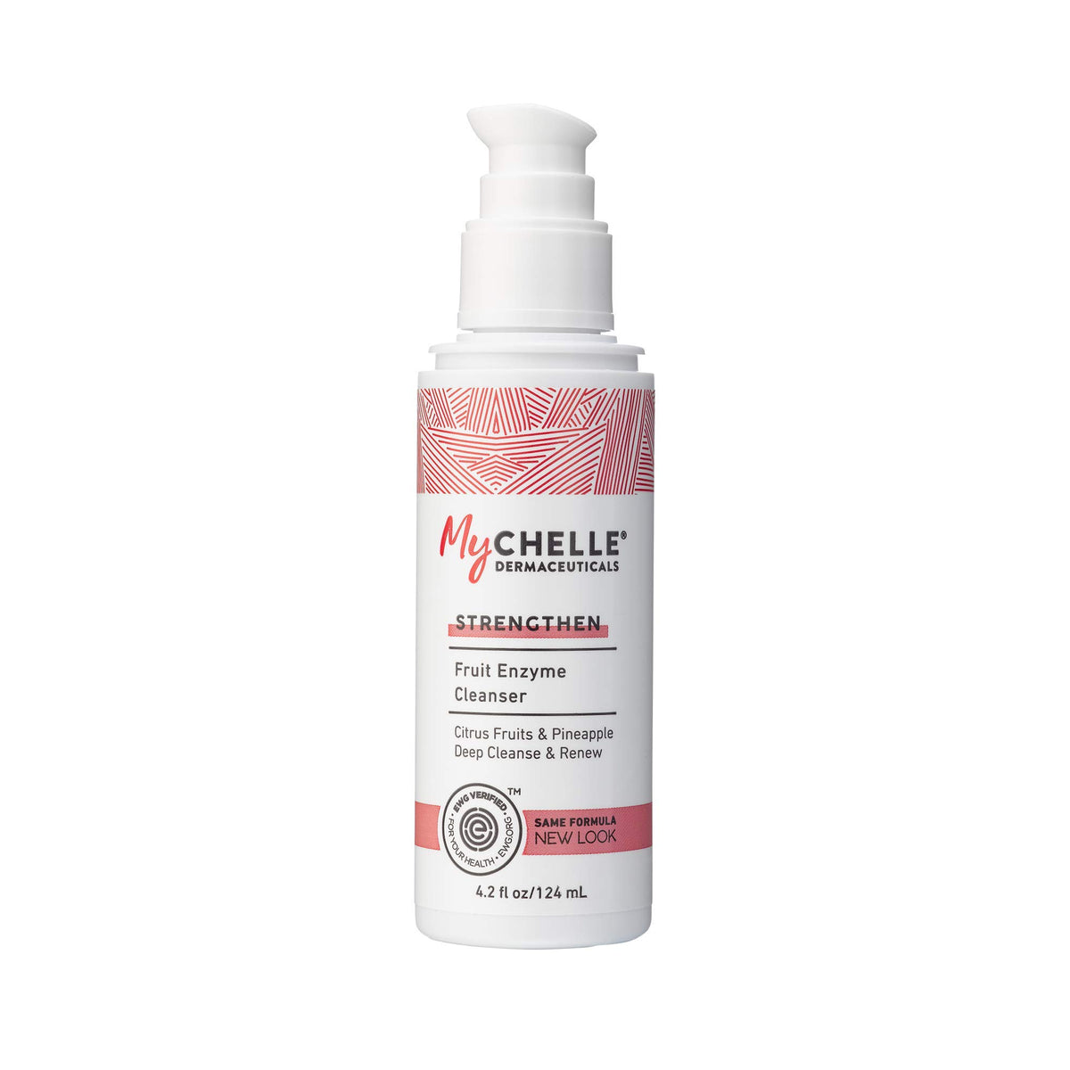 MyChelle Fruit Enzyme Cleanser bottle front for gentle daily cleansing