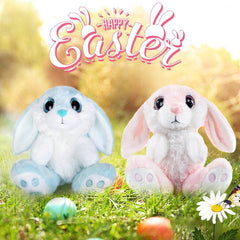 My OLi Easter Bunny 7-inch blue floppy ears plush for comforting companions