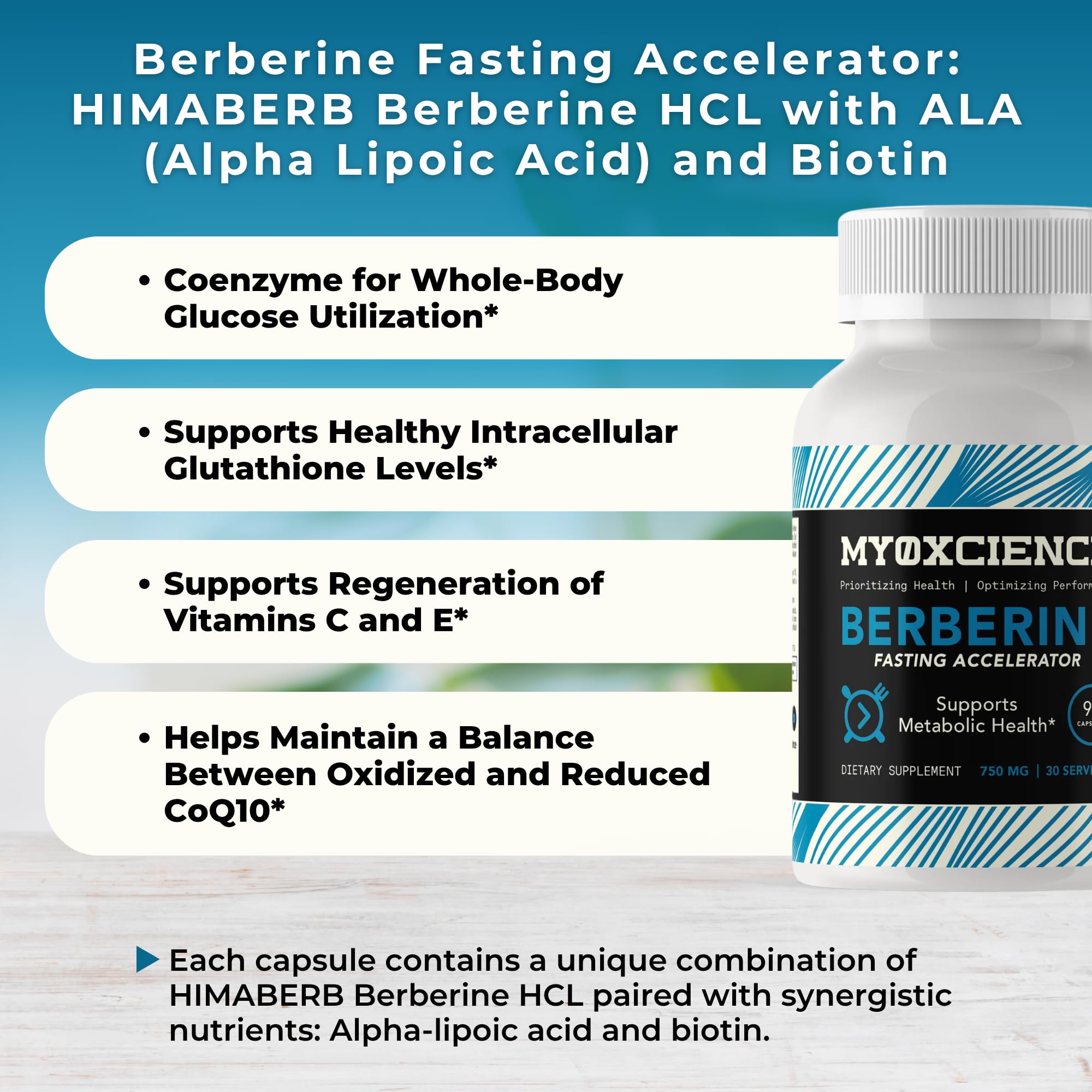 MYOXCIENCE Carbon-14 verified natural berberine HCl.
