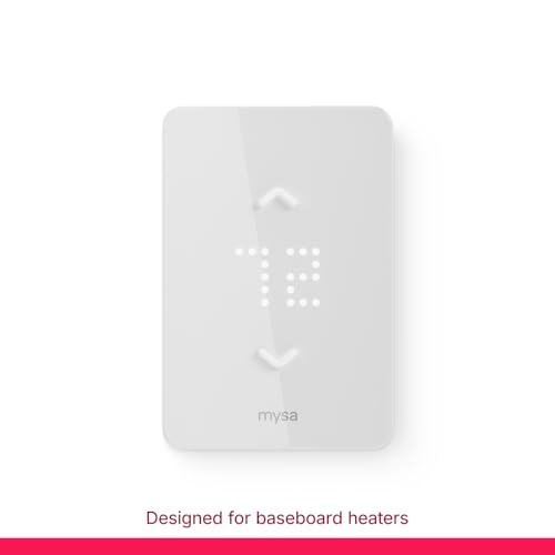 Mysa Lite app control dashboard enables quick remote adjustments.