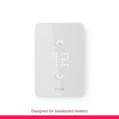 Mysa Lite app control dashboard enables quick remote adjustments.
