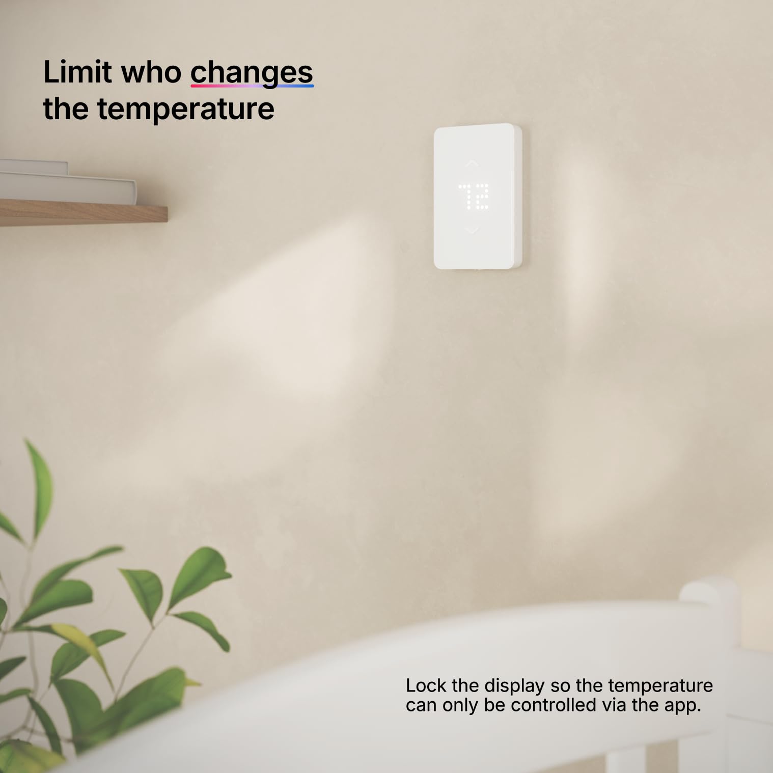 Mysa Lite voice control with Alexa and Google for hands-free comfort.