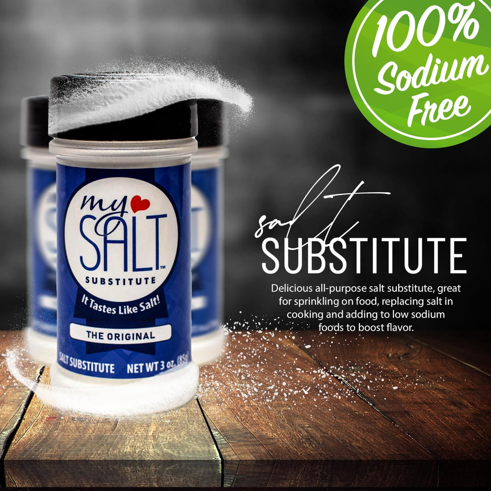 A finishing sprinkle of MySALT elevates meals with clean saltiness.