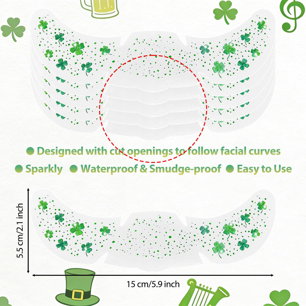 Mysense clover motif earrings add subtle sparkle to festive outfits