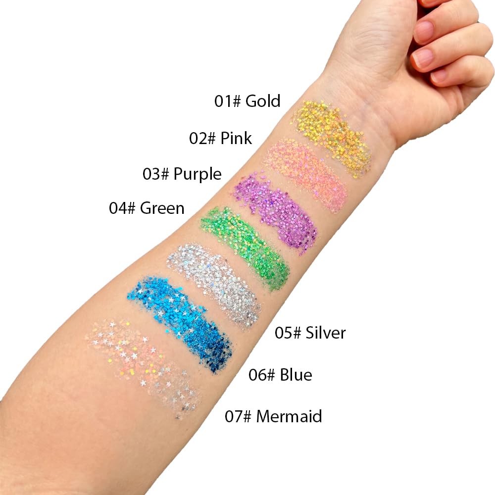 Mysense Glitter Stick on shoulders enhances festival confidence and glow.