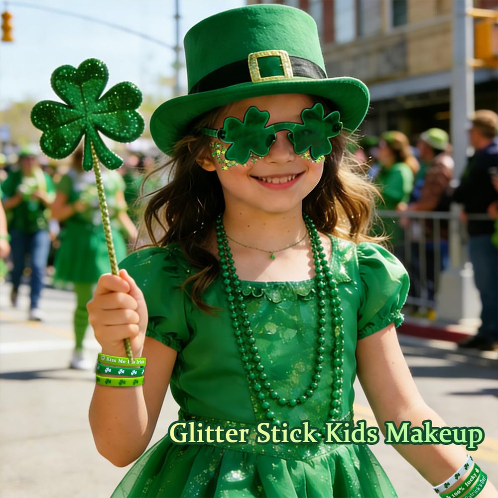 Mysense shamrock glasses pair enhances parade style with bold, selfie-worthy vibes