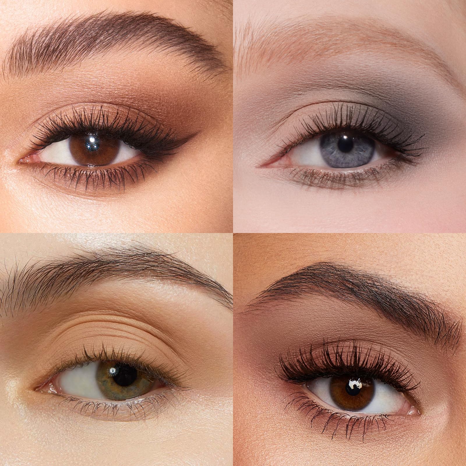 MYSTER ROSEY Neutral Eyeshadow Palette swatches nude neutrals for easy blending.