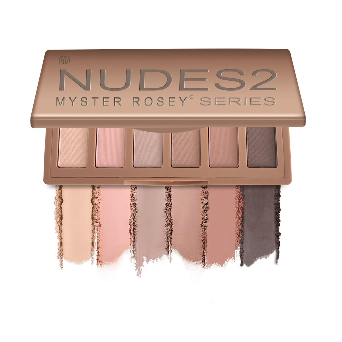 MYSTER ROSEY Nudes 2 Series mini palette velvety finish for seamless everyday looks.