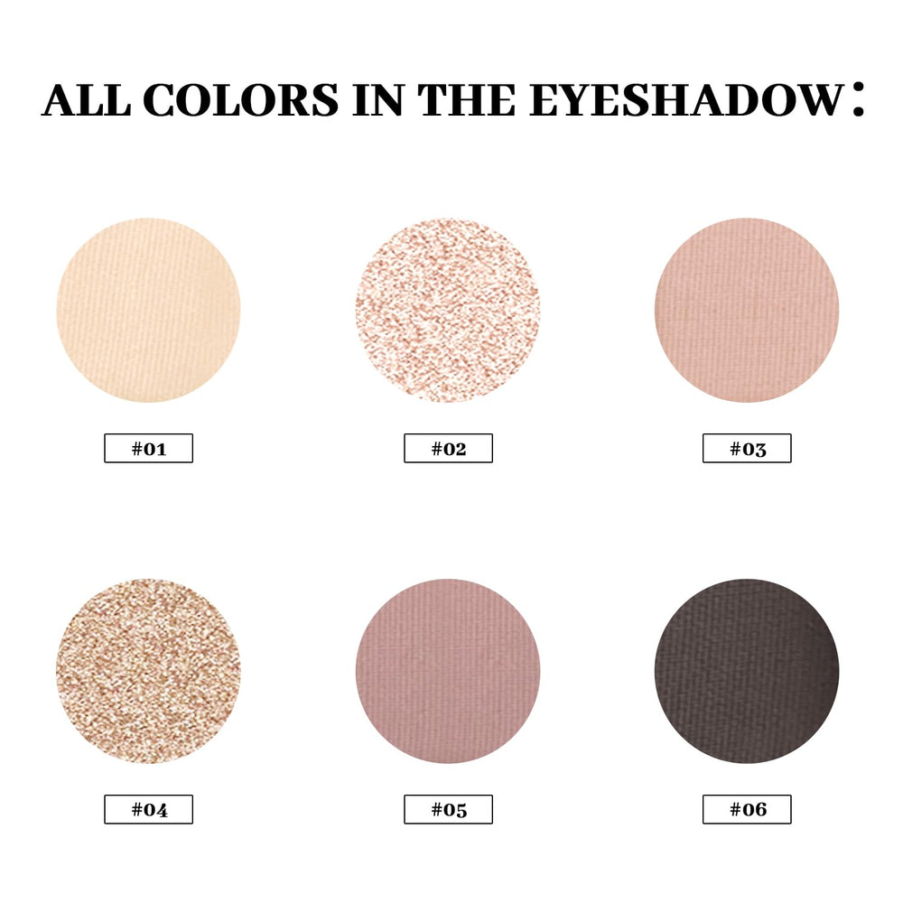 MYSTER ROSEY Nudes Mini palette compact case ideal for travel makeup kits.