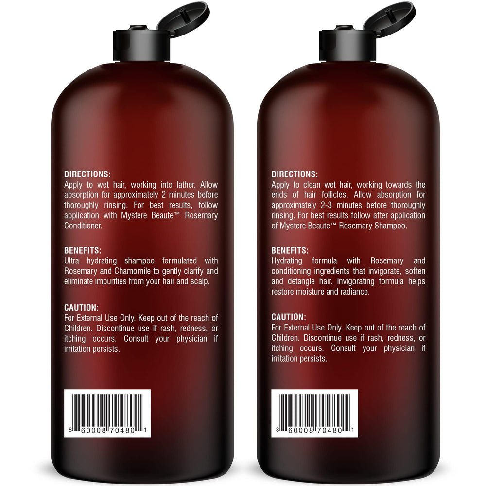 MYSTÉRE BEAUTÉ Rosemary set complements daily hair care and routine maintenance.