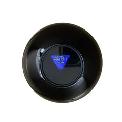 Mystic 8 Ball base window closeup highlighting quick answers and readability