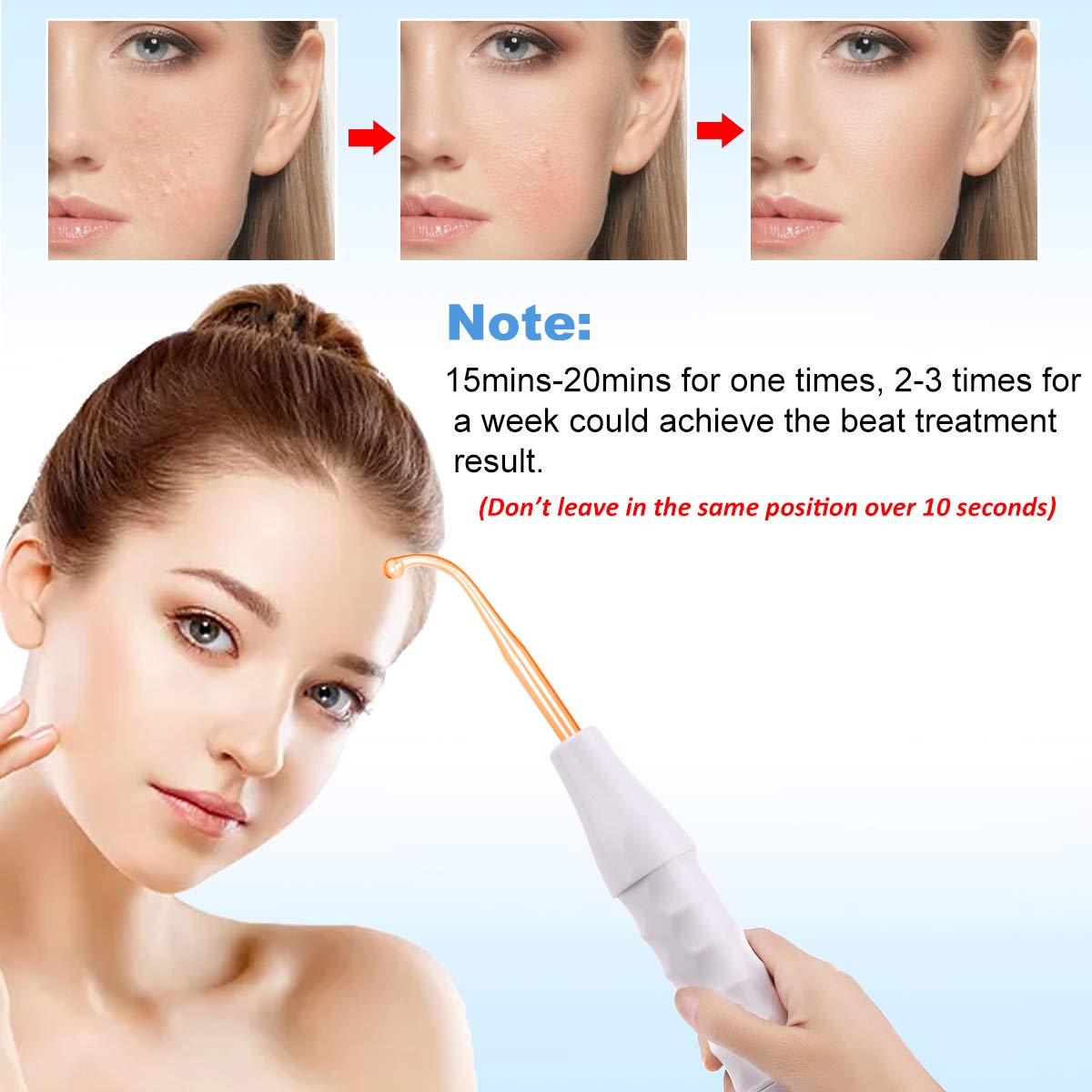 MYSWEETY application on cheek showing gentle treatment.