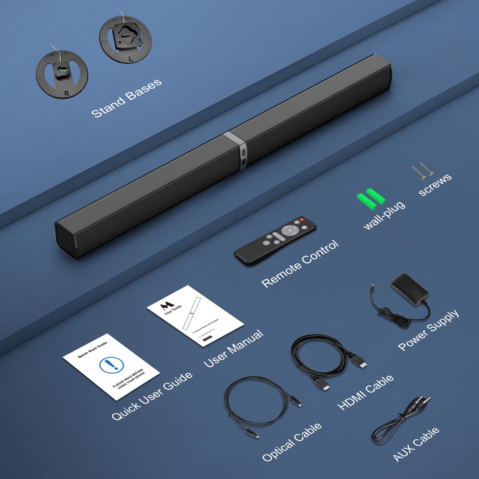 MZEIBO bass clarity highlight for movies and music