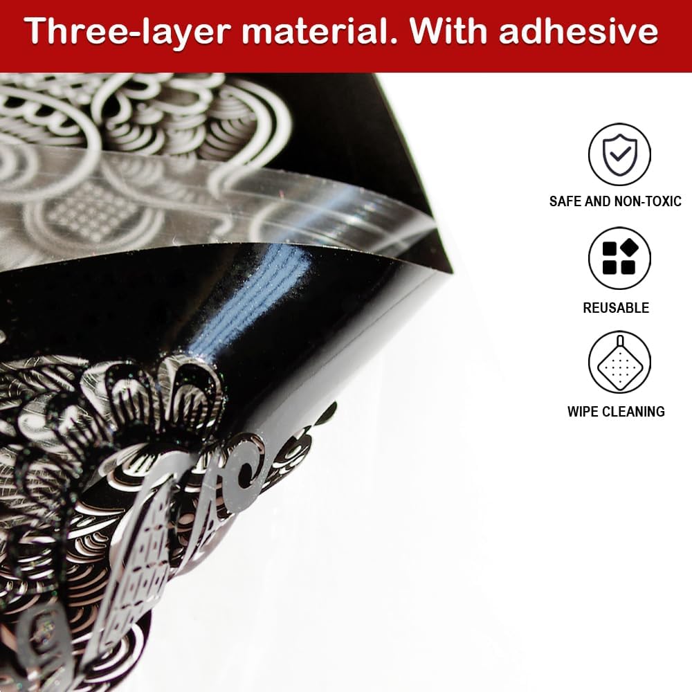 Mzstgh easy-application stencil set for beginner friendly art.