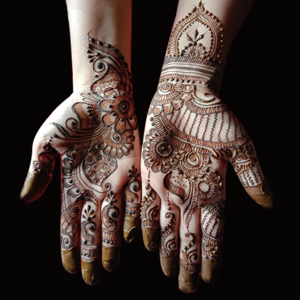 Mzstgh waterproof and durable henna templates for long lasting designs.