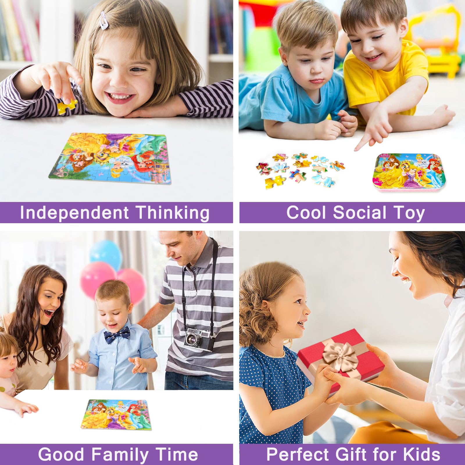 MZZOTOY Princess Puzzles ideal gift for birthdays and special occasions.