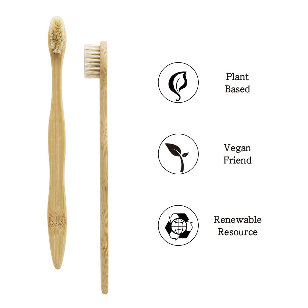 N-amboo bamboo toothbrush full pack ready for family use
