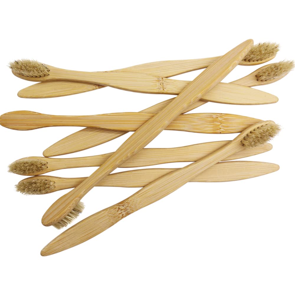 N-amboo bamboo toothbrush multi-pack demonstrates eco-friendly value