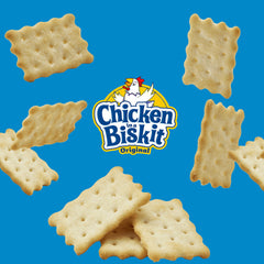 Nabisco CHICKEN IN A BISKIT crackers on a charcuterie board with meats and cheese