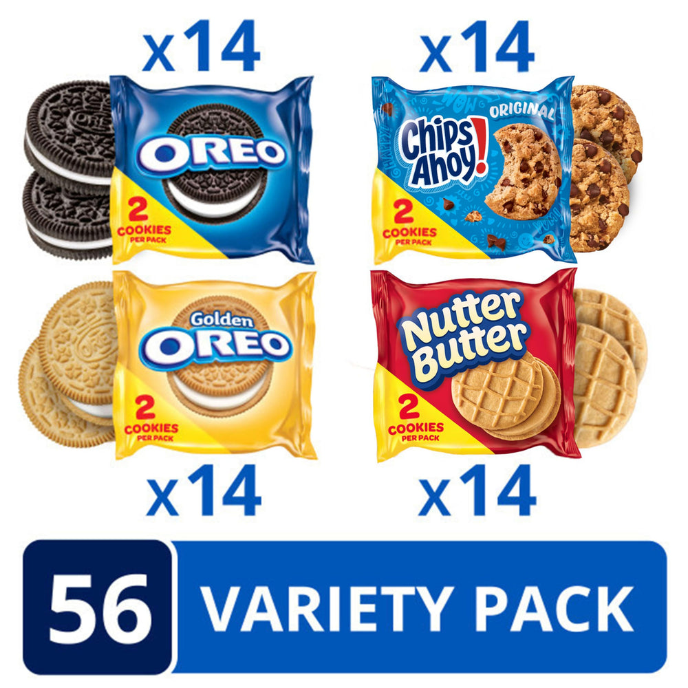NABISCO CHIPS AHOY! Chocolate Chip cookie pack, crunchy texture for daily treats