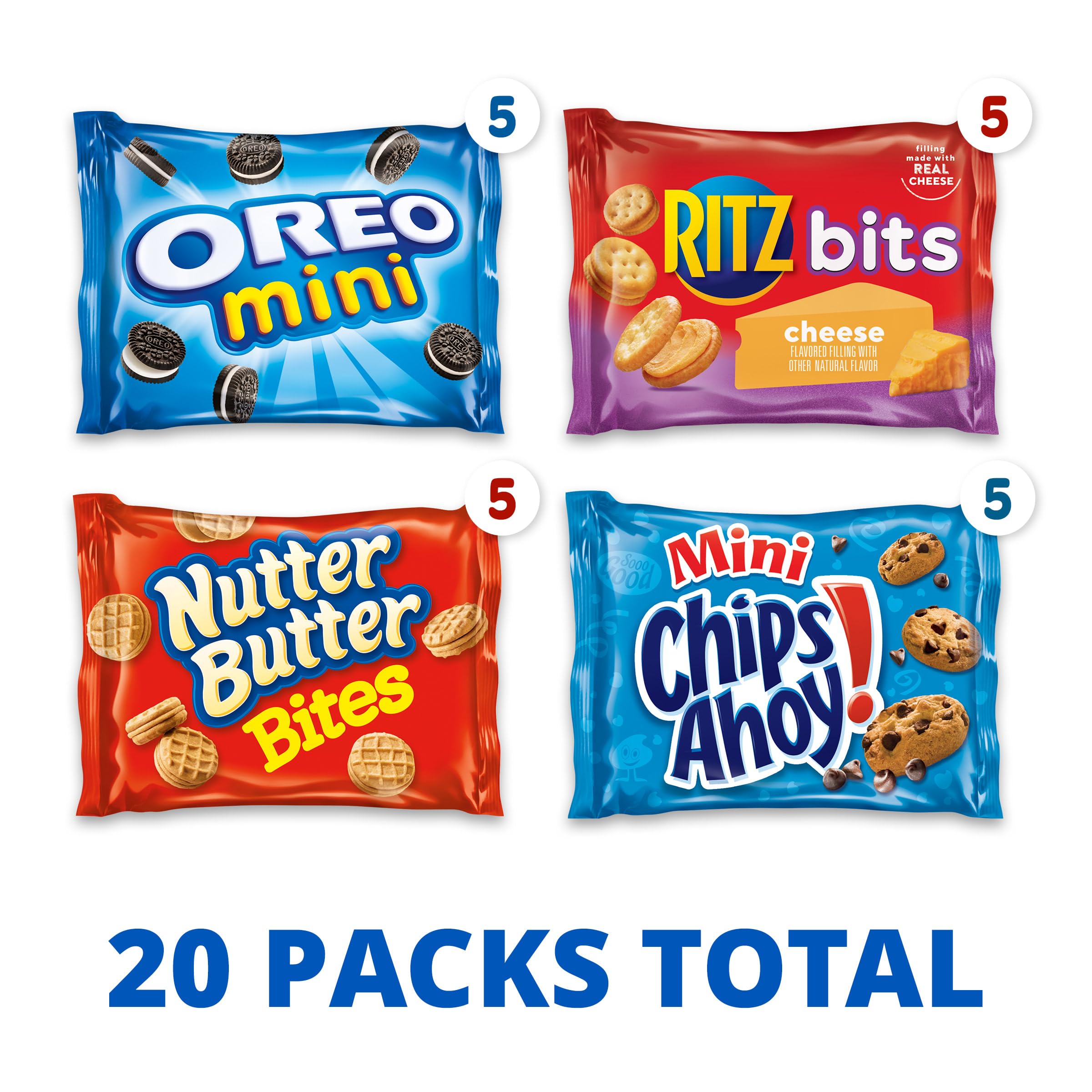 Nabisco Classic Mix OREO Mini in a lunchbox scene for easy snacking.