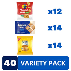 Nabisco Triscuit Minis Original Whole Grain Vegan crackers.