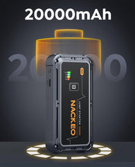 NACKEO 7000A peak output powering 12V engines quickly