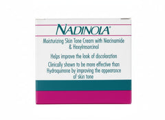 Nadinola cream texture swatch shows creamy consistency for quick blending.