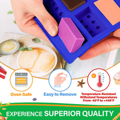 NADOBA heat-resistant silicone molds withstand up to 300°C for versatile use