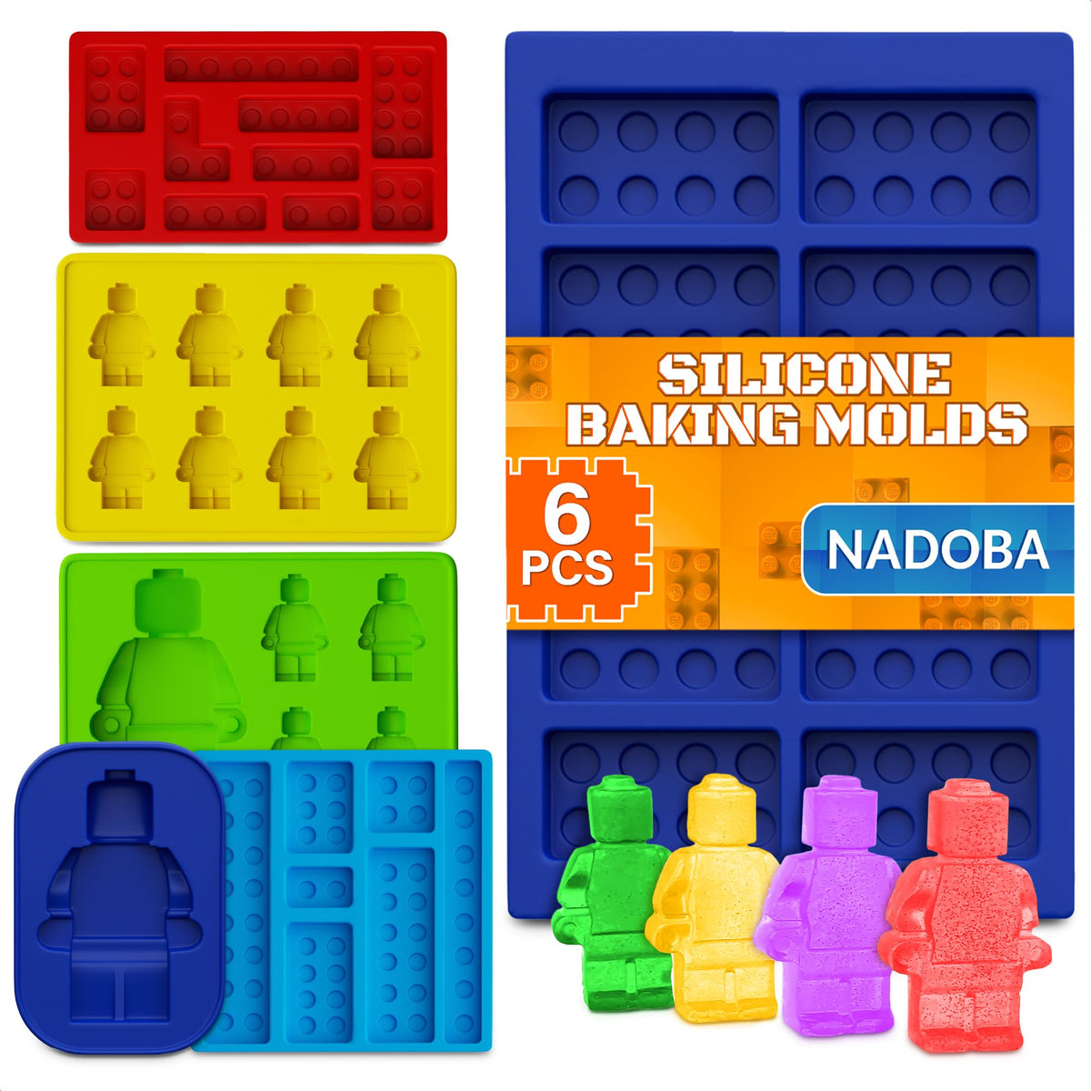 NADOBA robot mold for chocolate, perfect for fun candy shaping and decorative treats