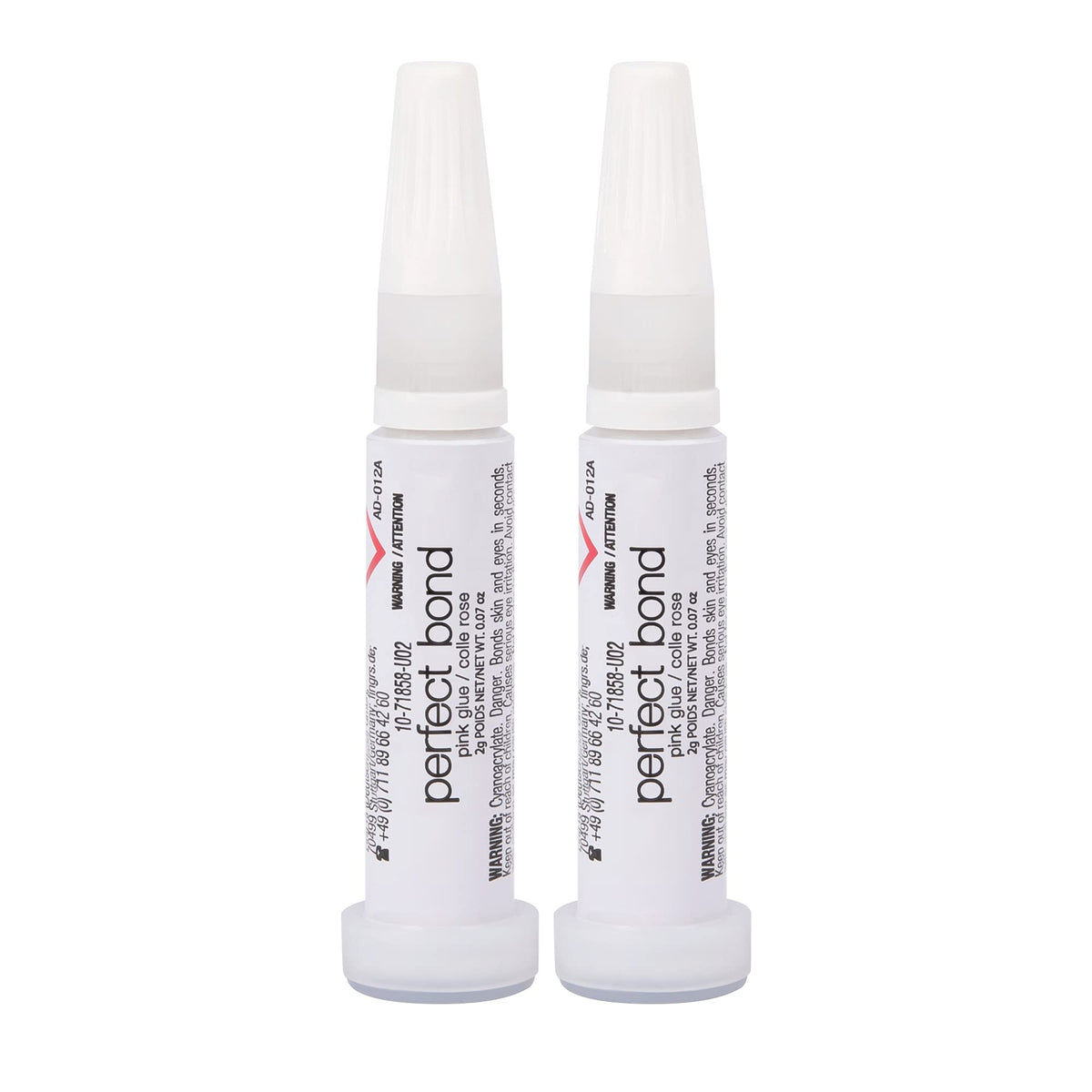 Nailene Perfect Bond Glue bottle close-up showcasing quick-dry formula for secure adhesion