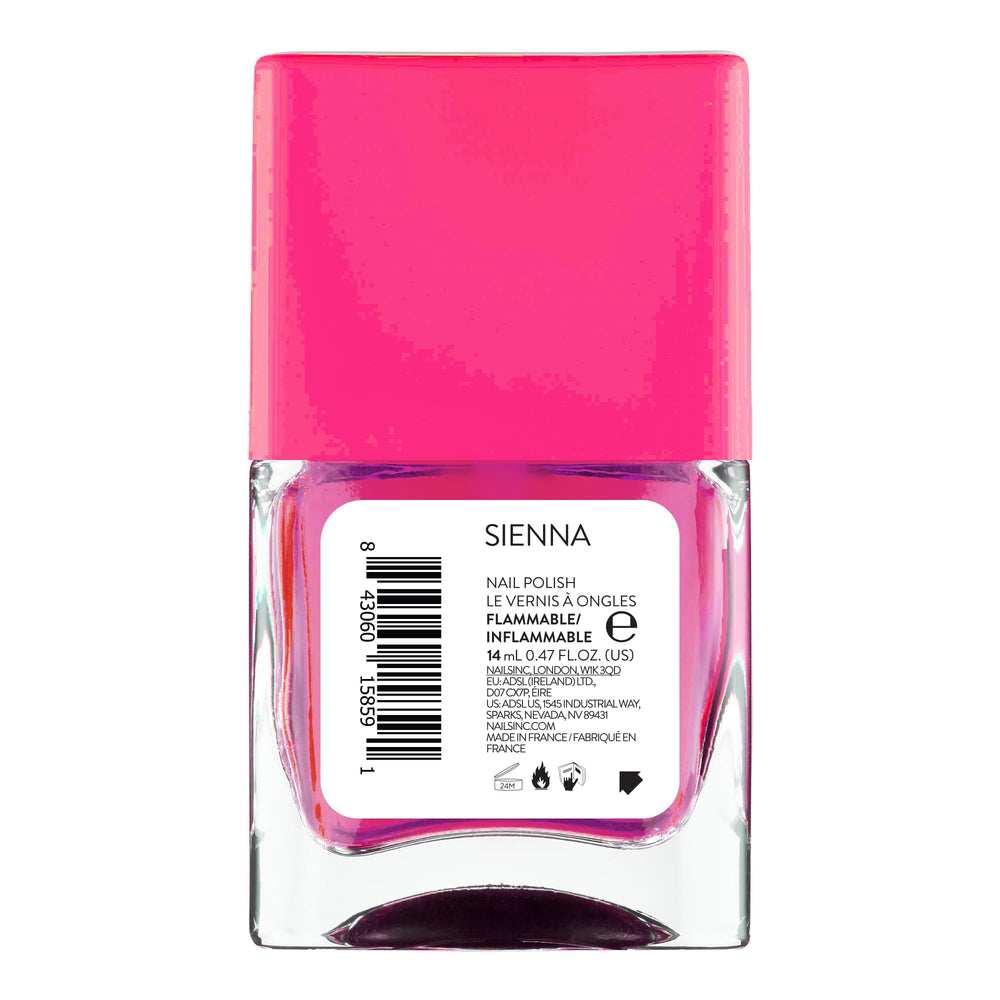 Shiny Nails Inc 45 Second Speedy Gloss Sienna after complete application.