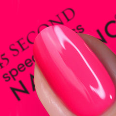 Nails INC Speedy Gloss wide brush close-up for easy application.