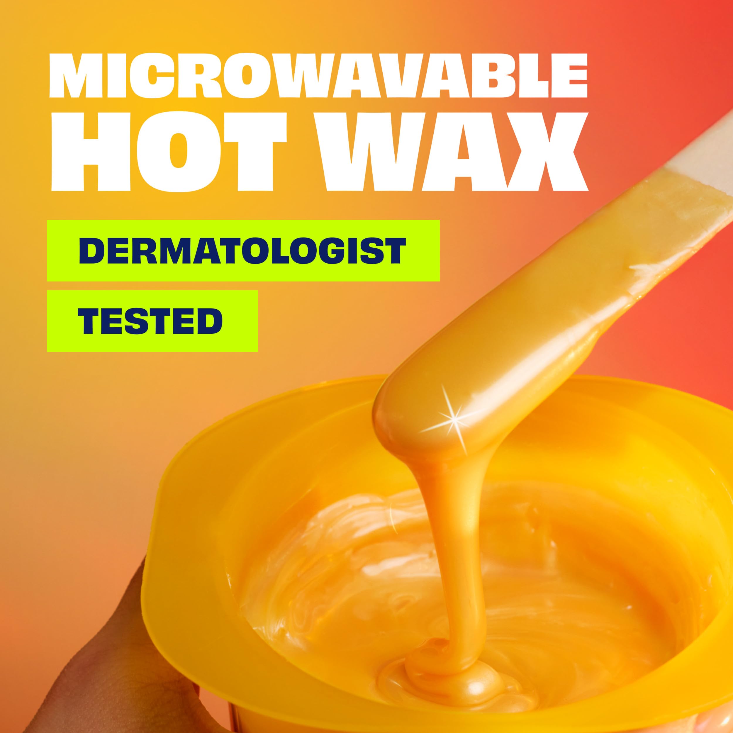 Nair Lux creamy wax has a smooth texture that dries quickly