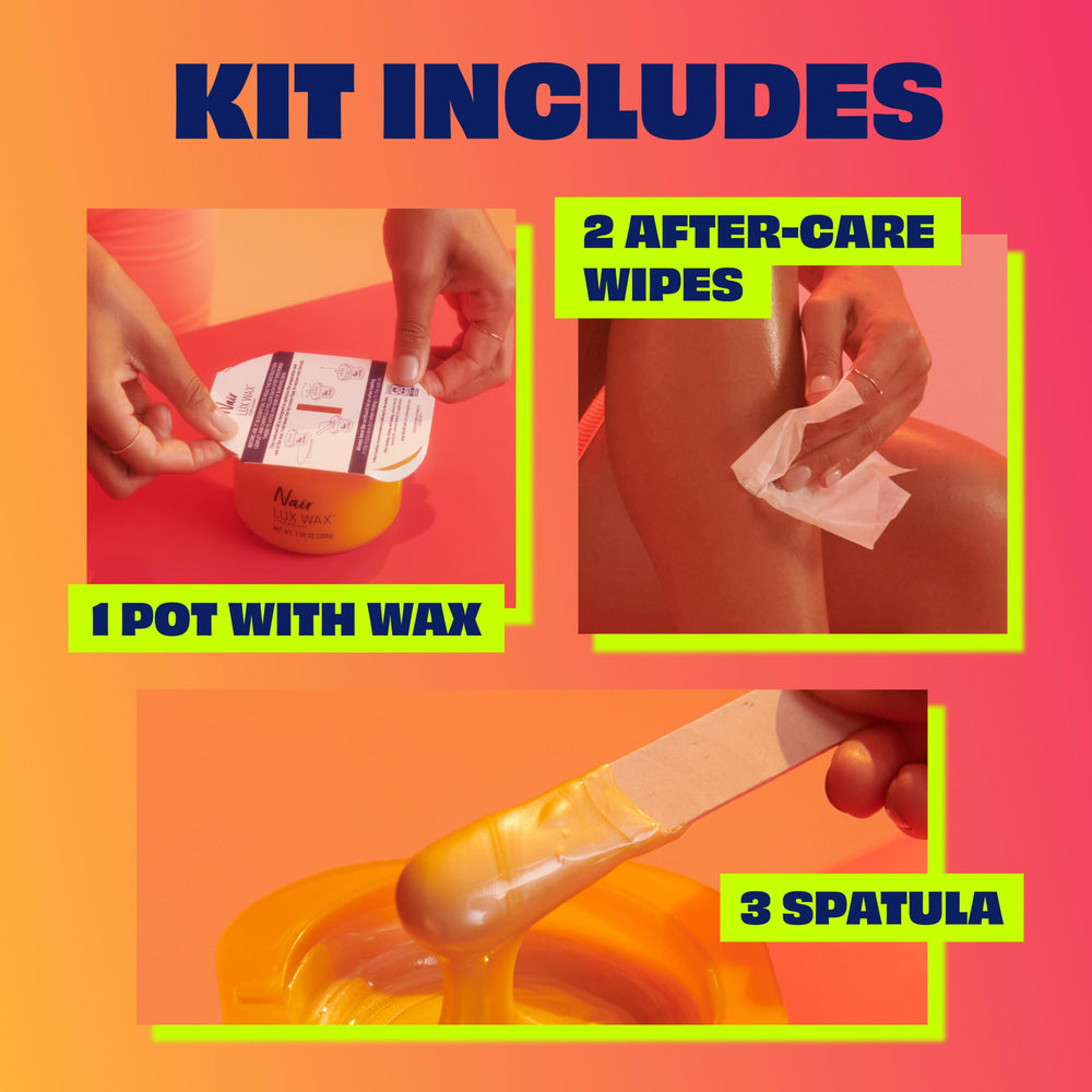 Nair Lux stripless formula removes hair without disposable strips