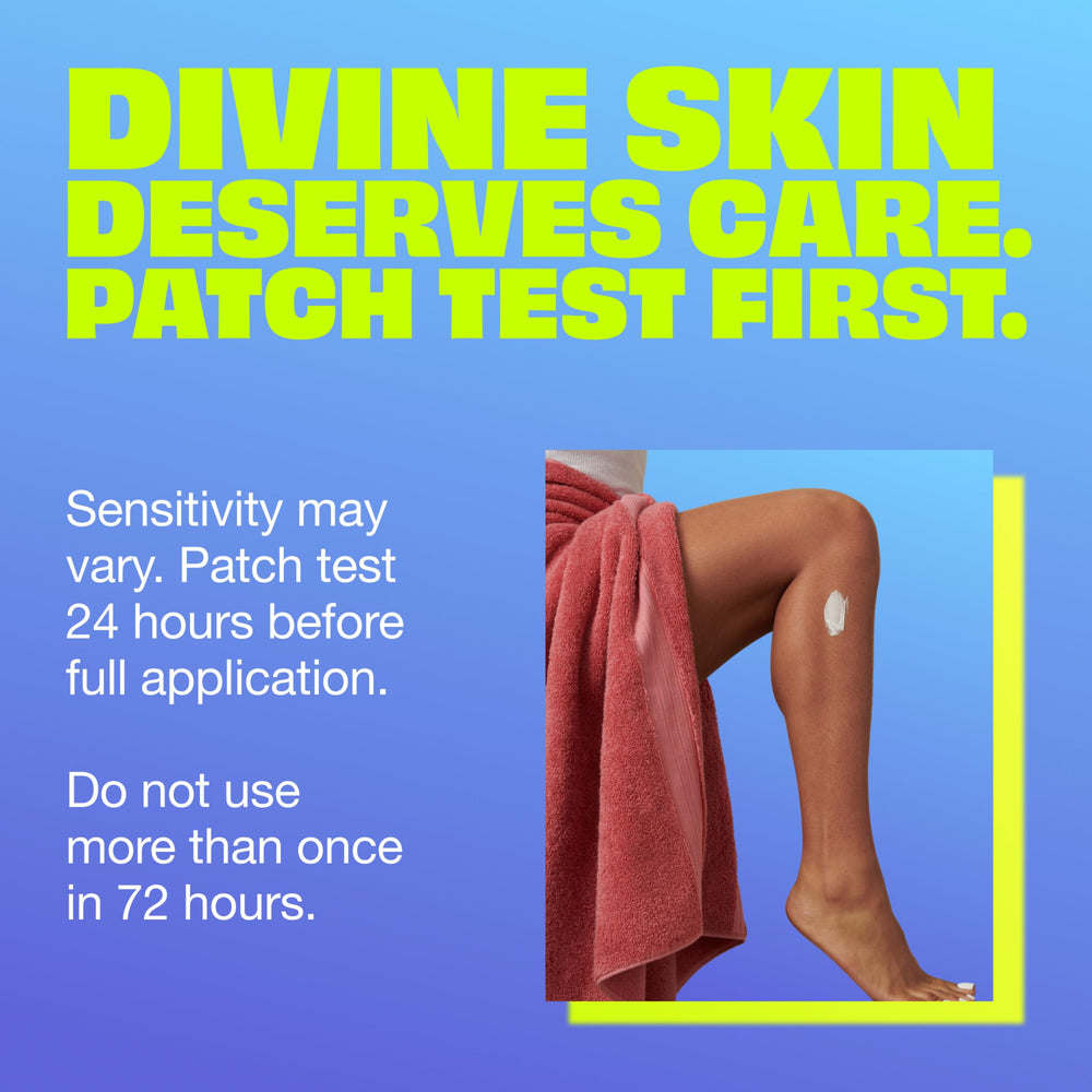 Nair Sensitive Formula Shower Cream vitamin-e-ingredient signals conditioning care during depilation.
