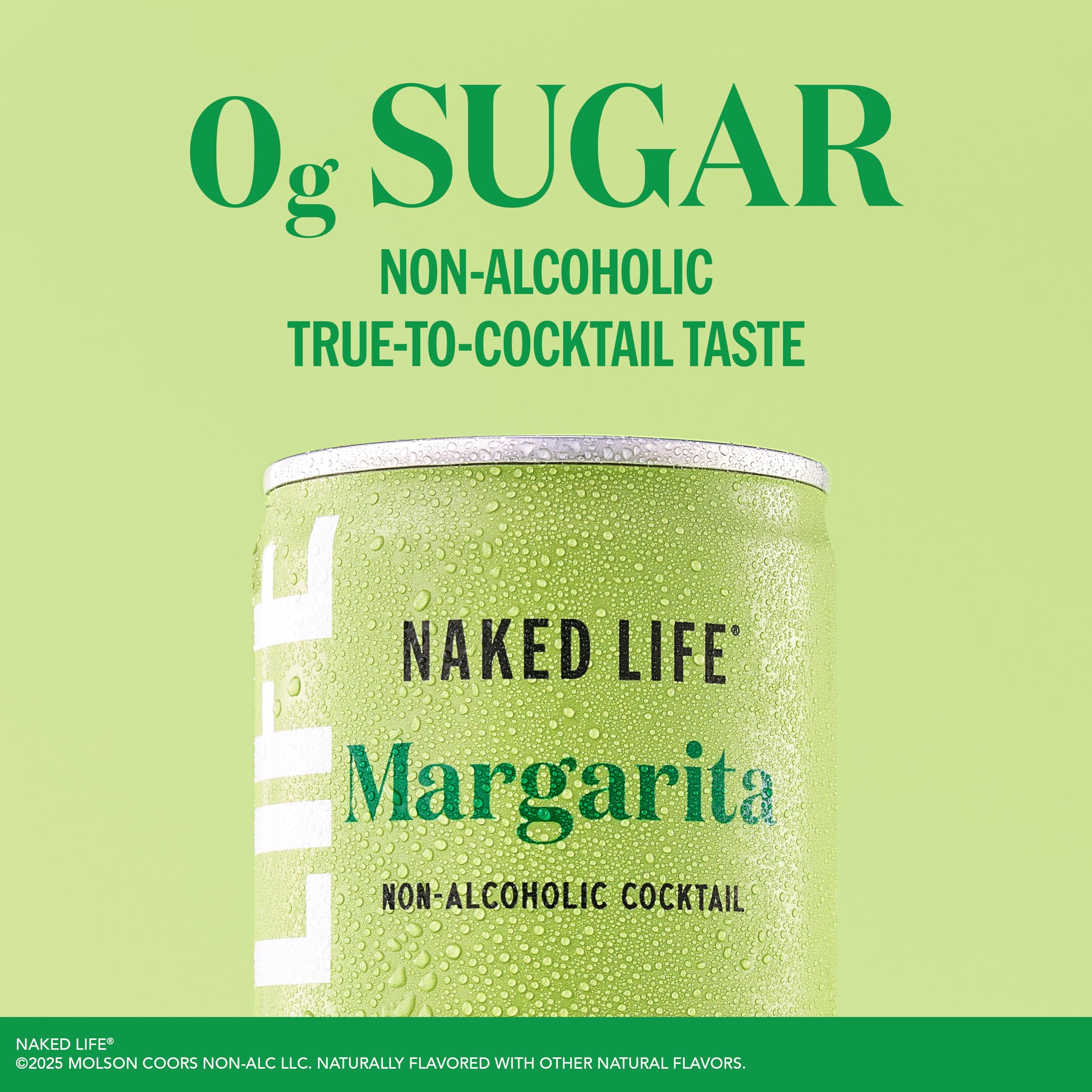 Naked Life Margarita botanicals steam-distilled for fragrant, true-to-cocktail flavor.