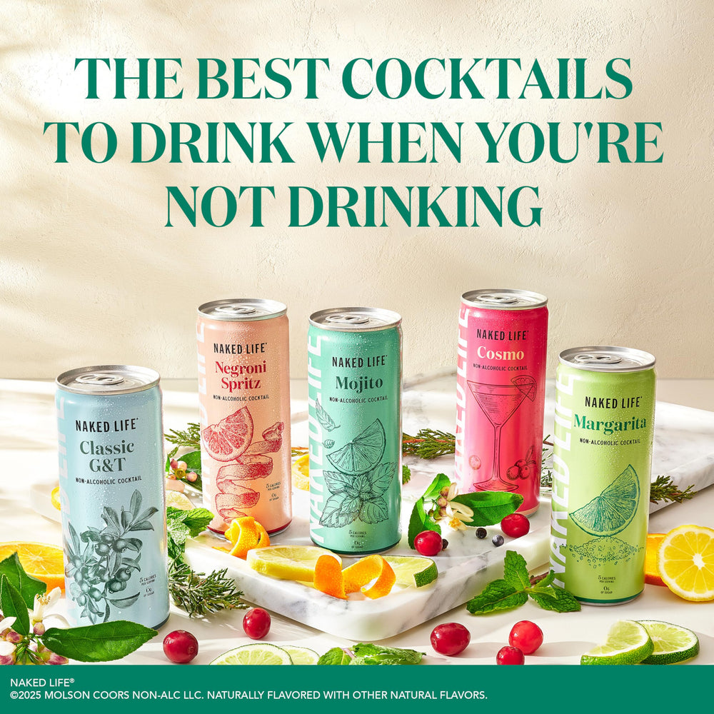 Naked Life Mojito steam-distilled botanicals emphasize aromatic vapors.