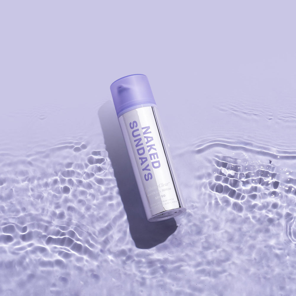 Skin application close up highlights non irritating beard friendly formula