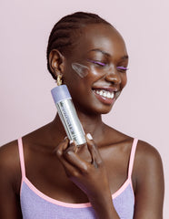 Close up texture shows light gel serum that absorbs quickly