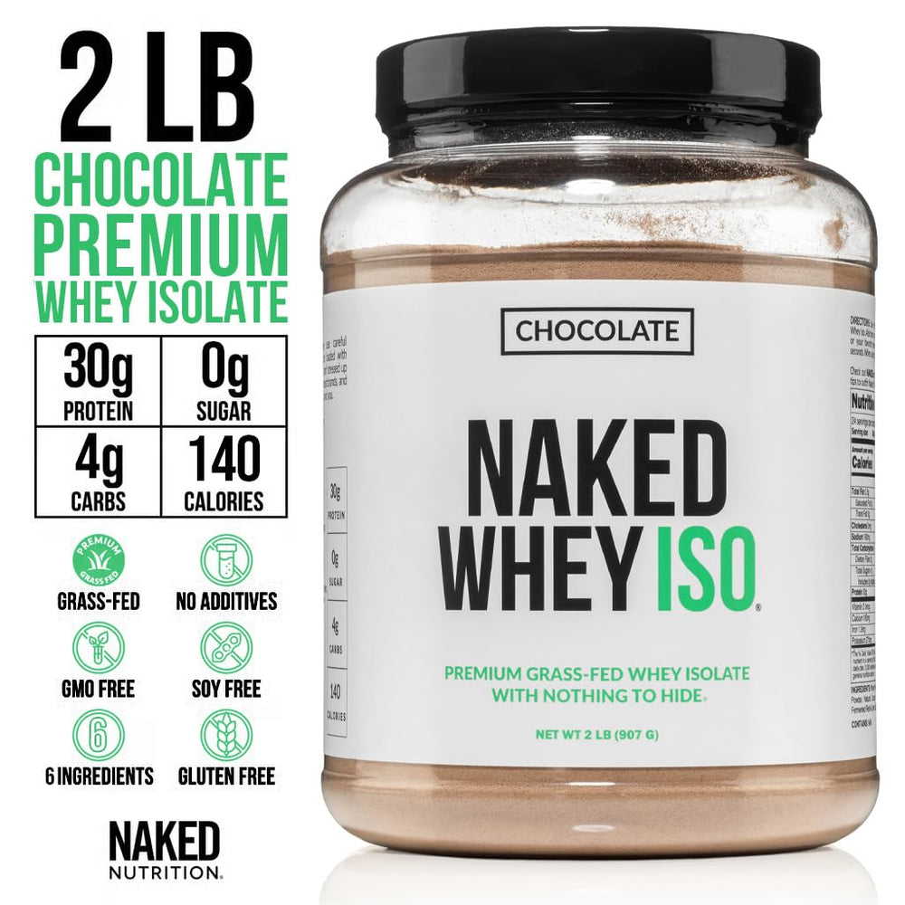 NAKED Whey Isolate grass-fed cows New Zealand image signals natural protein source