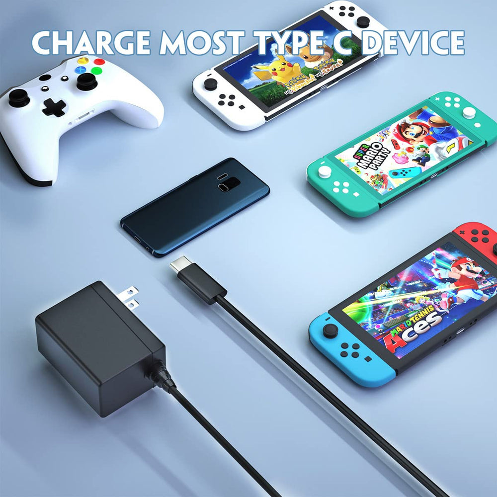 Nalensy Switch in TV dock mode setup for seamless big-screen play.