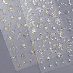 Namrec 3D self-adhesive decals provide dimensional nail accents