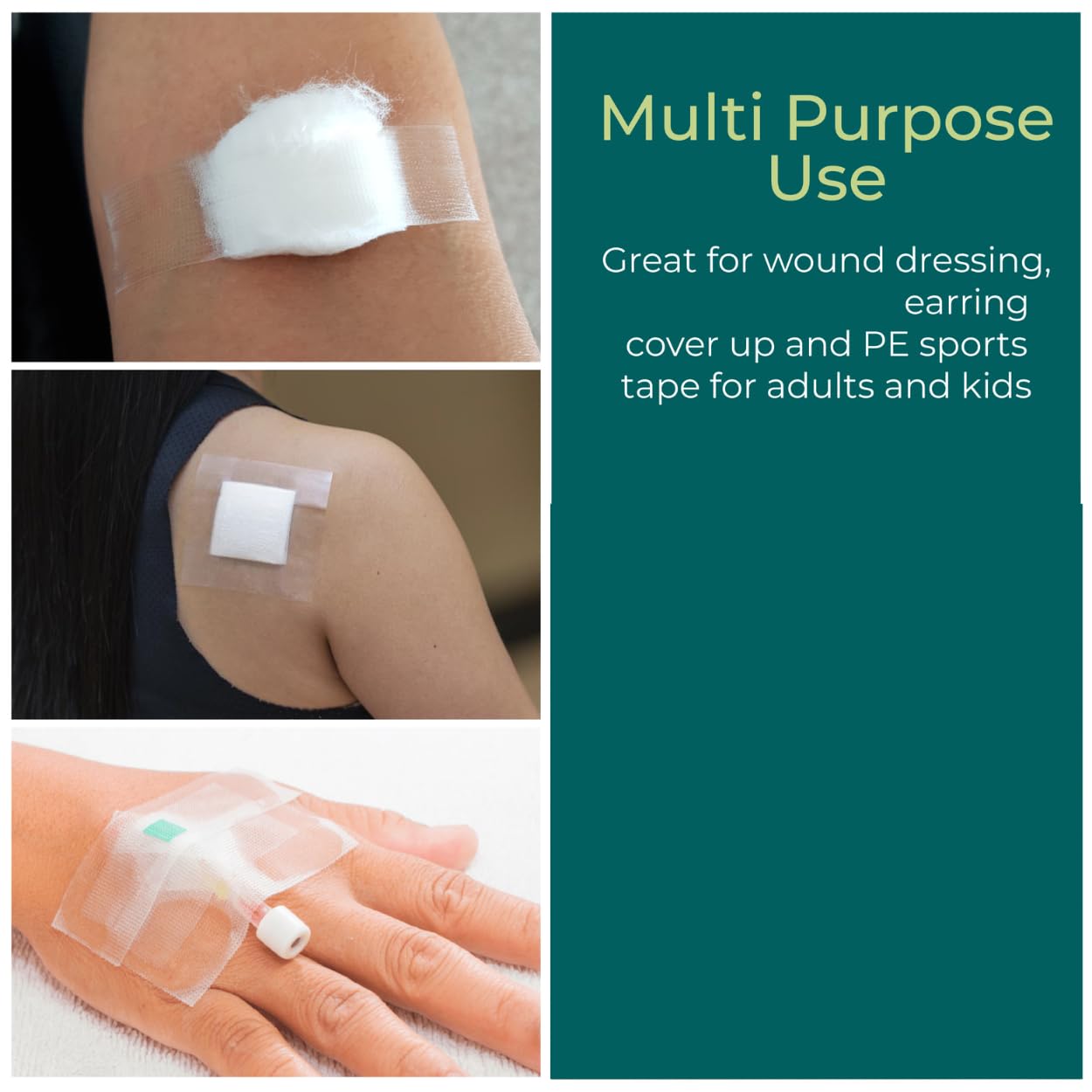 NanaCare sensitive skin tape removes cleanly with minimal residue