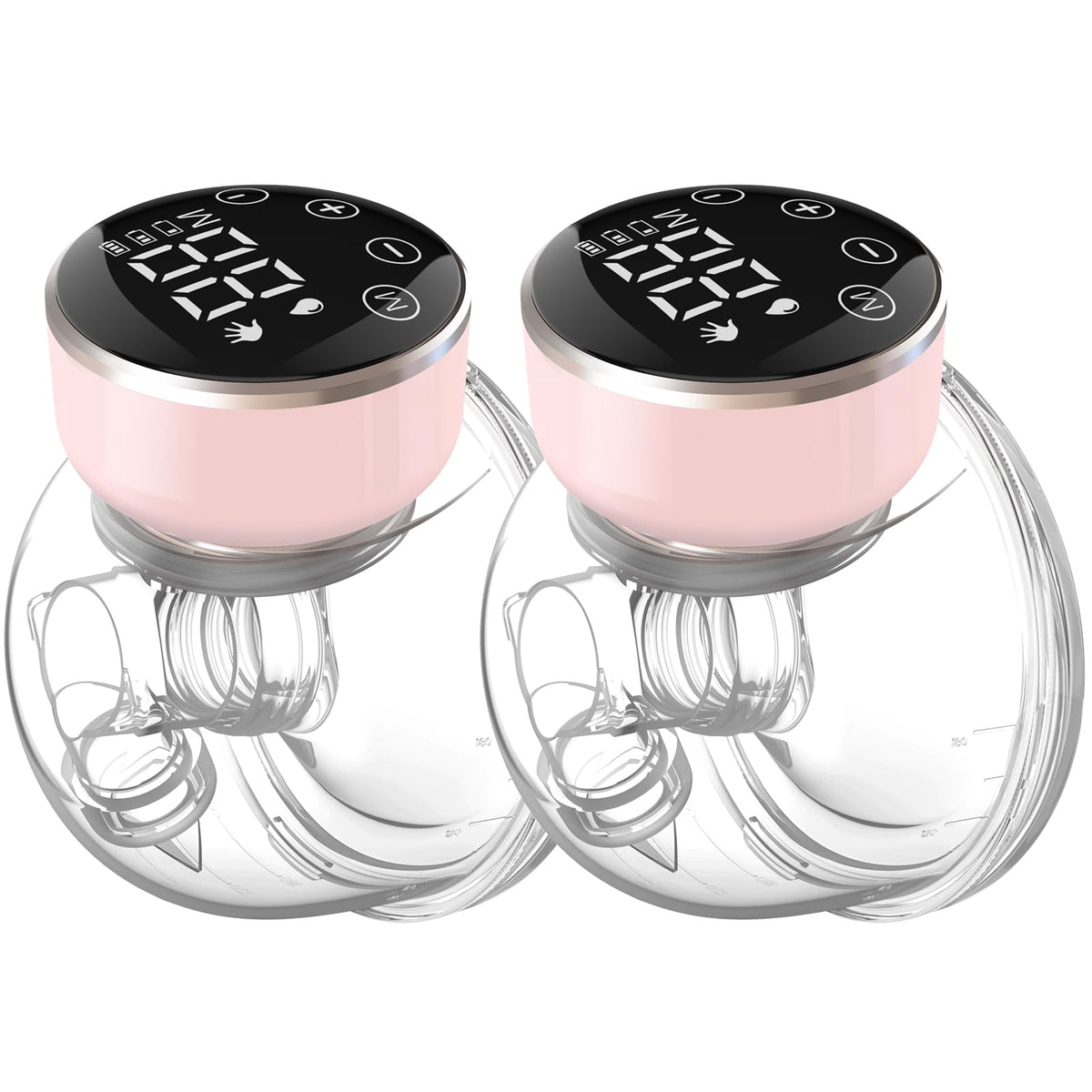 NaNaLazy wearable breast pump pink with 3 modes for customizable suction