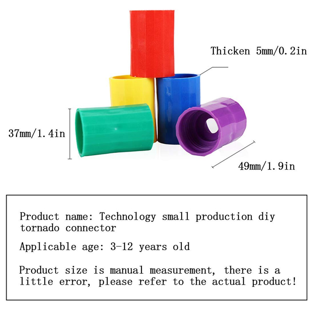 The NANAOUS Tornado Bottle Connector in yellow facilitates group projects.