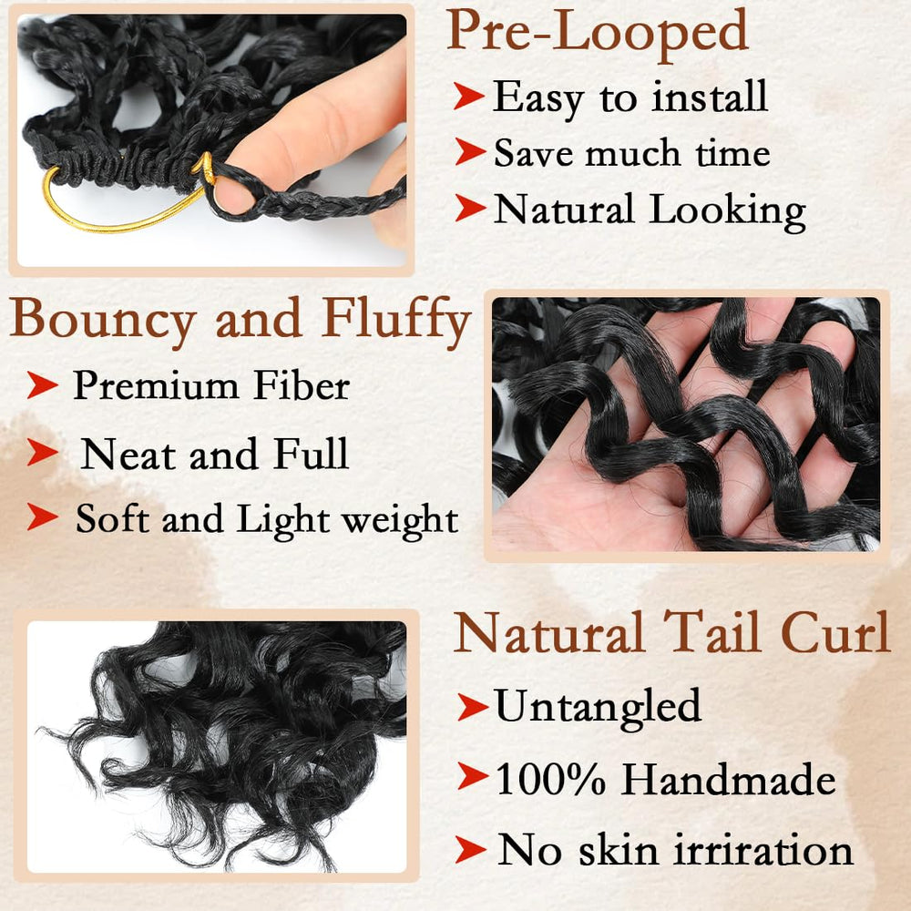 Naniciar Gogo Curl 12 inch eight-pack option suits varied looks.