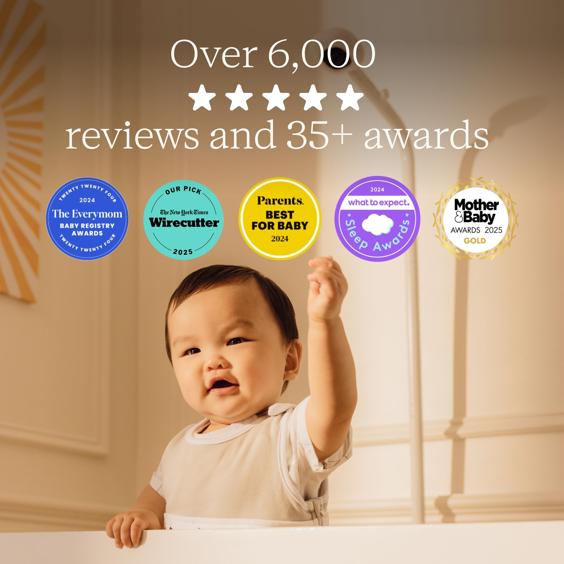 Nanit Pro 2-way audio lets you talk to your baby remotely.