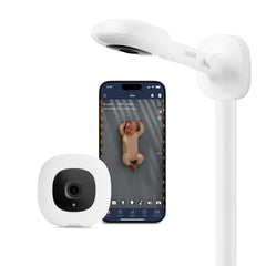 Nanit Pro overhead crib view for reliable sleep monitoring.